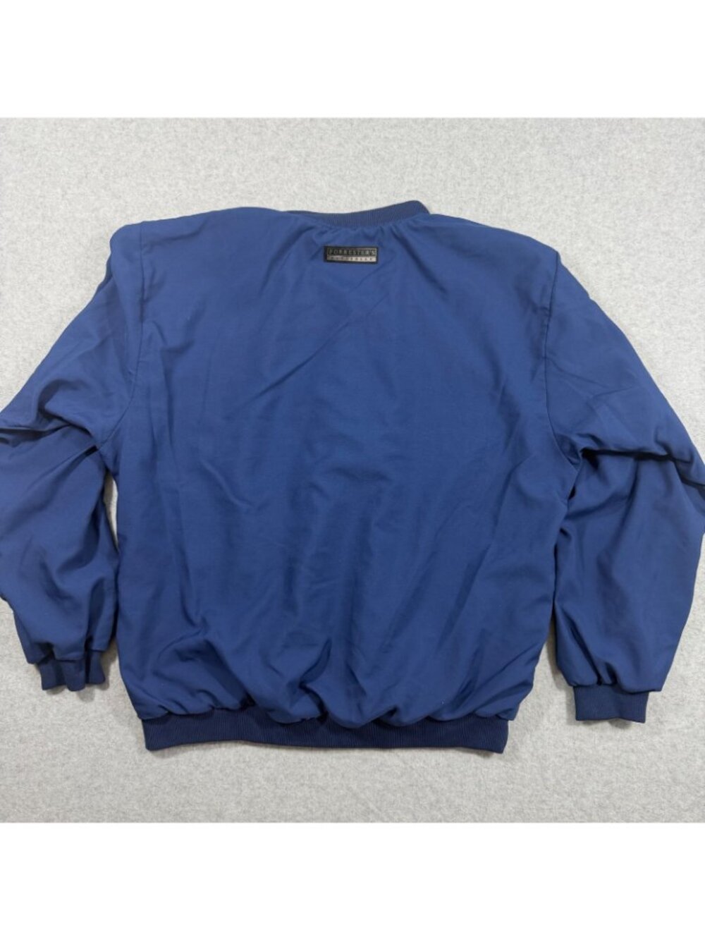 Forrester’s English Turn V-Neck Pullover Windbreaker Jacket Blue Mens M - Picture 4 of 9